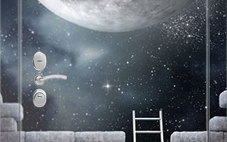 стальная дверь с фотопечатью на наружной стороне, модель ДФТП-13