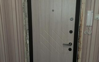 дверь для установки в квартиру, внутренняя отделка из МДФ-панели